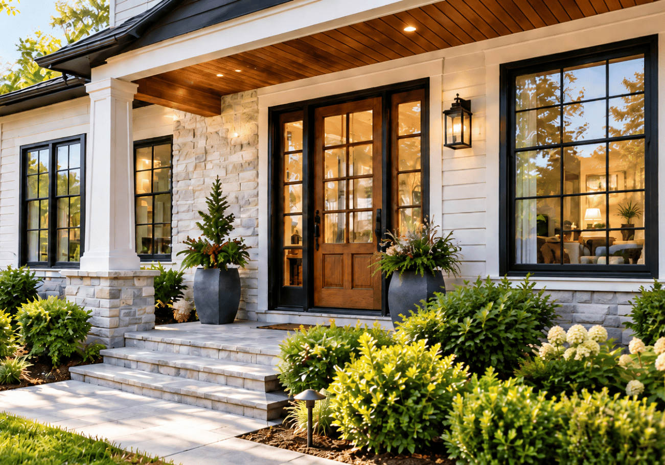 Home exterior by a Northern Virginia window and door company